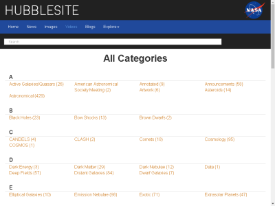 Thumbnail for HubbleSite: Video Archive resource
