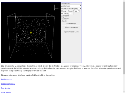Thumbnail for 3-D Electrostatic Field Simulation resource