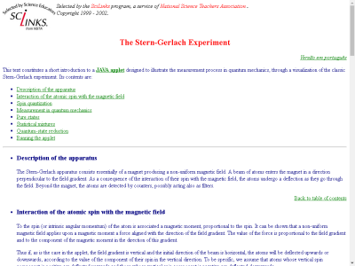 Thumbnail for The Stern-Gerlach Experiment resource