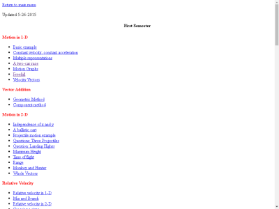 Thumbnail for First Semester Introductory Physics Simulations resource