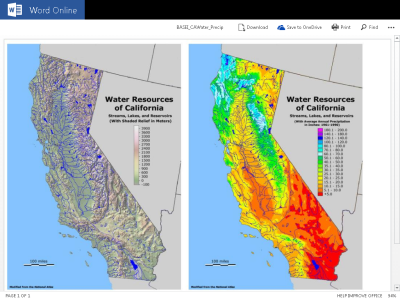 Thumbnail for California Water Precipitation Maps resource