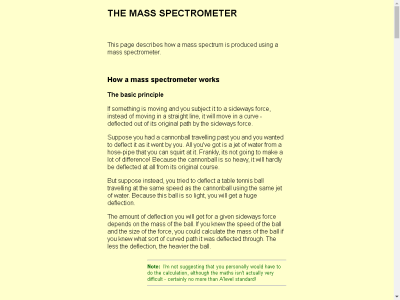 Thumbnail for The Mass Spectrometer - How It Works resource