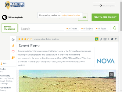 Thumbnail for Desert Biome resource