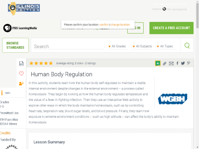 Thumbnail for Human Body Regulation resource