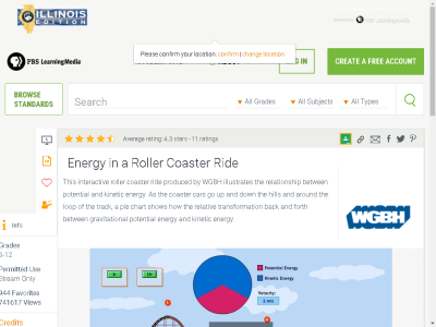 Thumbnail for Energy in a Roller Coaster Ride resource