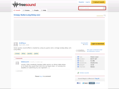 Thumbnail for Sound -Creepy Guitar-Long Delay resource