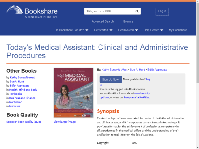 Thumbnail for Today’s Medical Assistant: Clinical and Administrative Procedures resource