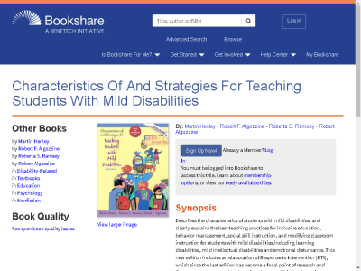 Thumbnail for Characteristics Of And Strategies For Teaching Students With Mild Disabilities resource