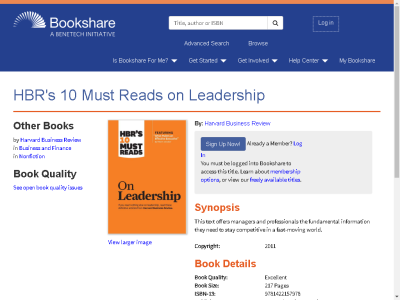 Thumbnail for HBR's 10 Must Reads on Leadership resource