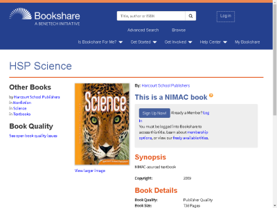 Thumbnail for HSP Science resource