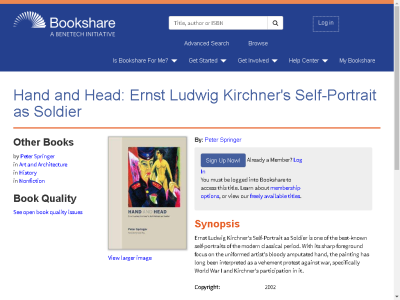 Thumbnail for Hand and Head: Ernst Ludwig Kirchner's Self-Portrait as Soldier resource