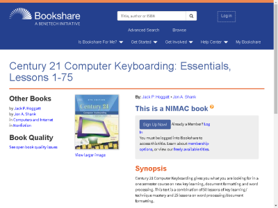Thumbnail for Century 21? Computer Keyboarding: Essentials, Lessons 1-75 resource