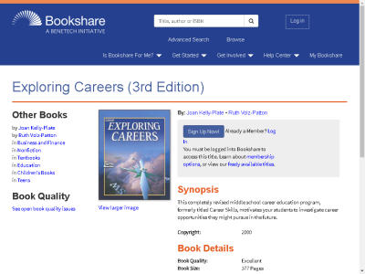 Thumbnail for Exploring Careers (3rd Edition) resource