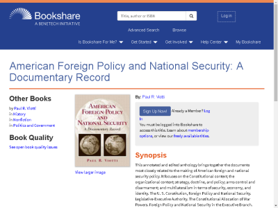 Thumbnail for American Foreign Policy and National Security: A Documentary Record resource