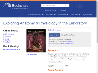 Thumbnail for Exploring Anatomy & Physiology in the Laboratory resource