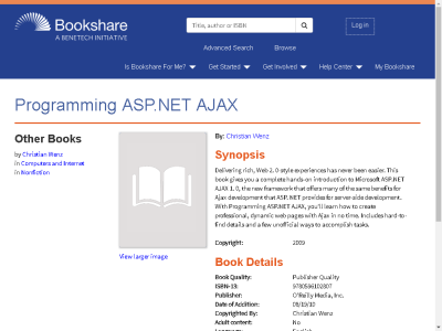 Thumbnail for Programming ASP.NET AJAX resource