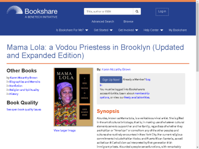 Thumbnail for Mama Lola: a Vodou Priestess in Brooklyn (Updated and Expanded Edition) resource
