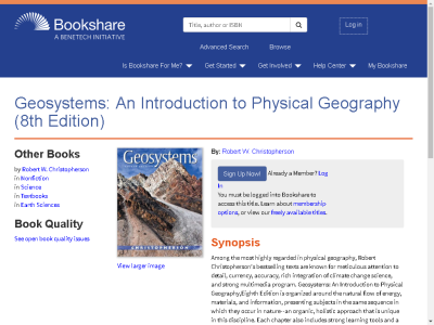 Thumbnail for Geosystems: An Introduction to Physical Geography (8th Edition) resource
