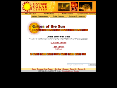 Thumbnail for Colors of the Sun Video resource