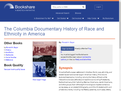 Thumbnail for The Columbia Documentary History of Race and Ethnicity in America resource