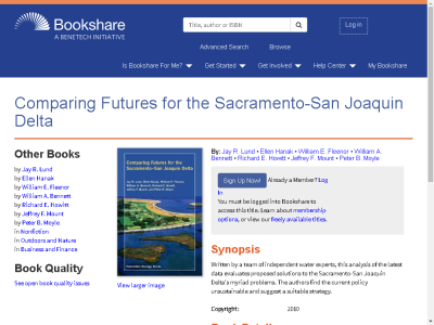 Thumbnail for Comparing Futures for the Sacramento-San Joaquin Delta resource