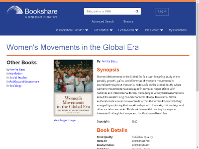 Thumbnail for Women's Movements in the Global Era resource