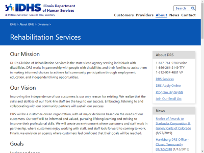 Thumbnail for DHS: Division of Rehabilitation Services resource