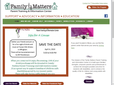 Thumbnail for Family Matters Parent Training and Information Center resource