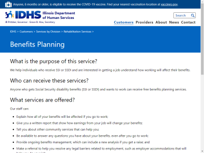 Thumbnail for IDHS: Work Incentive Planning and Assistance Program resource