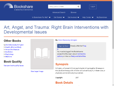 Thumbnail for Art, Angst, and Trauma: Right Brain Interventions with Developmental Issues resource