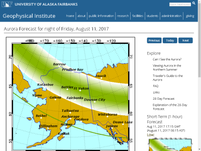 Thumbnail for Aurora Forecast resource