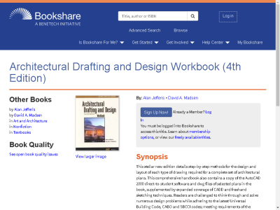 Thumbnail for Architectural Drafting and Design Workbook (4th Edition) resource