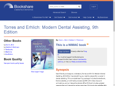 Thumbnail for Torres and Erhlich: Modern Dental Assisting, 9th Edition resource