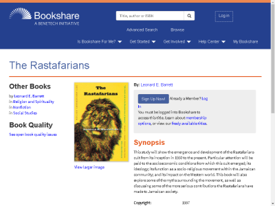 Thumbnail for The Rastafarians resource