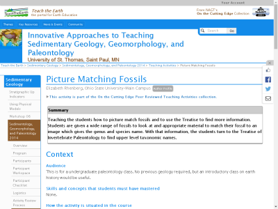 Thumbnail for Picture Matching Fossils resource