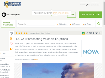 Thumbnail for Forecasting Volcanic Eruptions resource