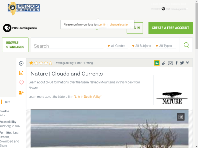 Thumbnail for Clouds and Currents resource