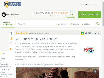 Thumbnail for Gila Monster resource