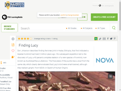 Thumbnail for Finding Lucy resource