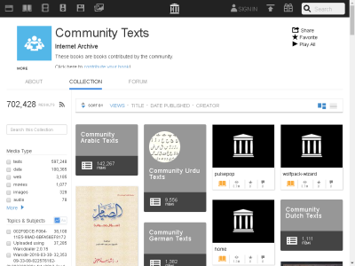 Thumbnail for Community Texts resource