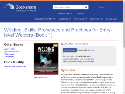 Thumbnail for Welding: Skills, Processes and Practices for Entry-level Welders (Book 1) resource