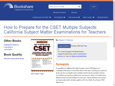 Thumbnail for How to Prepare for the CSET Multiple Subjects: California Subject Matter Examinations for Teachers resource