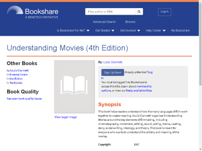 Thumbnail for Understanding Movies (4th Edition) resource