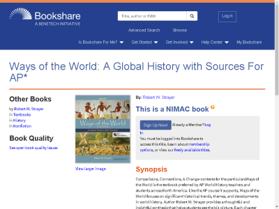 Thumbnail for Ways of the World: A Global History with Sources For AP* resource
