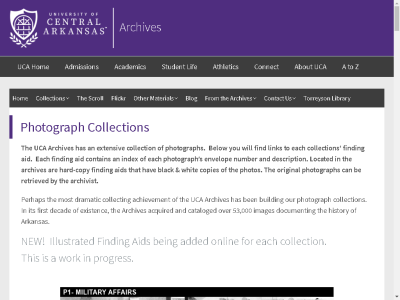 Thumbnail for University of Central Arkansas: Photograph Collections resource