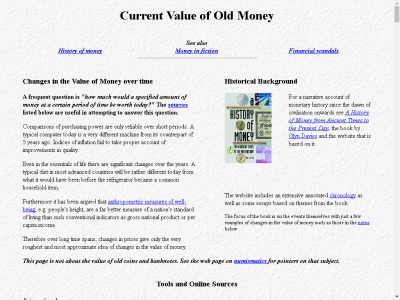 Thumbnail for The Current Value of Old Money resource