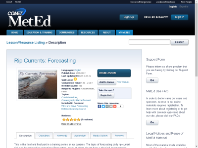 Thumbnail for Rip Currents: Forecasting resource