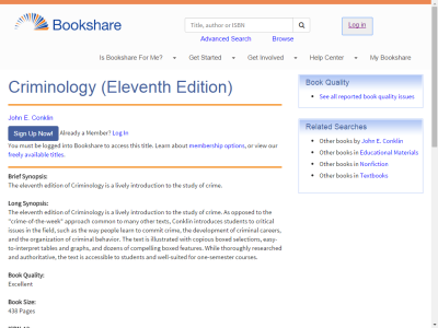 Thumbnail for Criminology (Eleventh Edition) resource