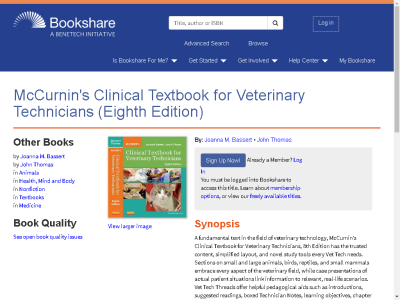 Thumbnail for McCurnin's Clinical Textbook for Veterinary Technicians (Eighth Edition) resource