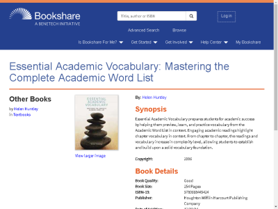 Thumbnail for Essential Academic Vocabulary: Mastering the Complete Academic Word List resource